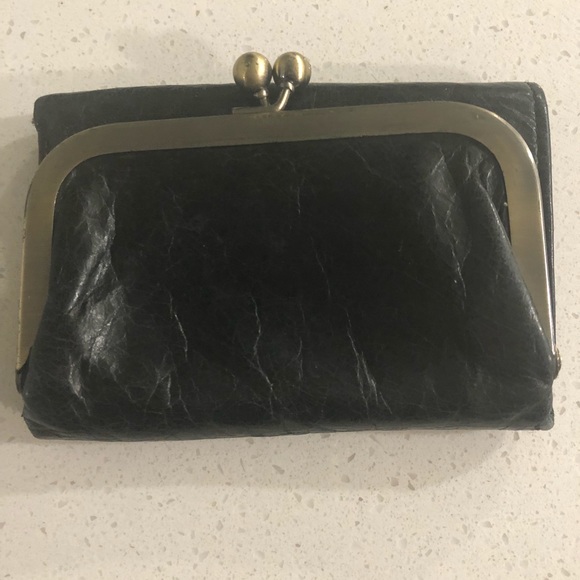 Black Nwt Women/'s Hobo International Leather Wallet Robin
